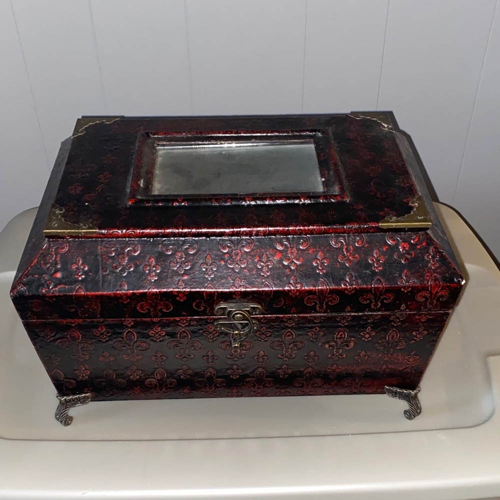 Vintage Hope Memory Chest with Photo Top